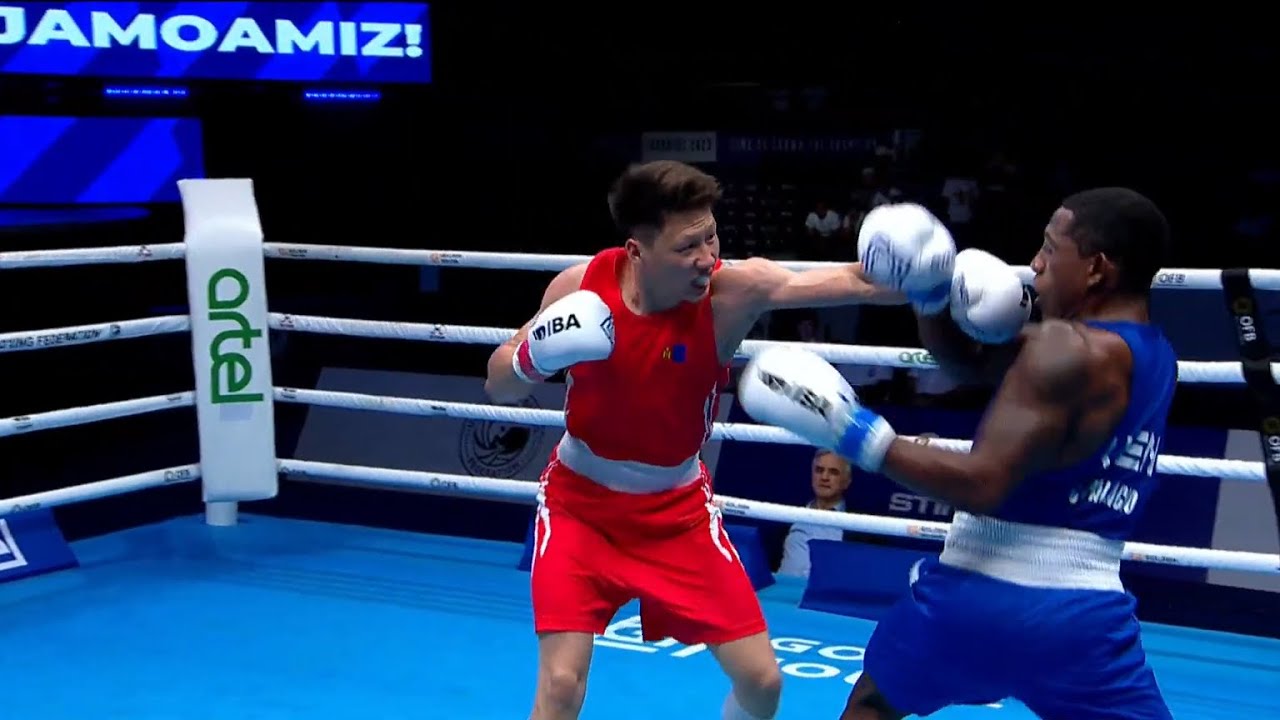 QF (67KG) BATTUMUR MISHEELT (MGL) vs PALACIO CHRISTIANN (VEN) | IBA World Boxing Championships 2023