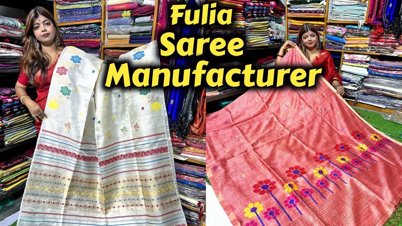 Pure Silk Linen / Pure Tussar / Resham Matka / Muslin Jamdani / Mul Cotton / Bengal Handloom Saree 