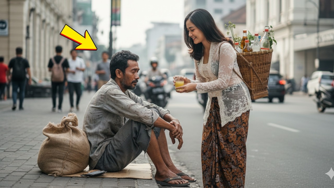 Miliarder Menyamar Menjadi Gembel Demi Mencari Wanita Yang Tulus, Ketemu Dengan Penjual Jamu Ini