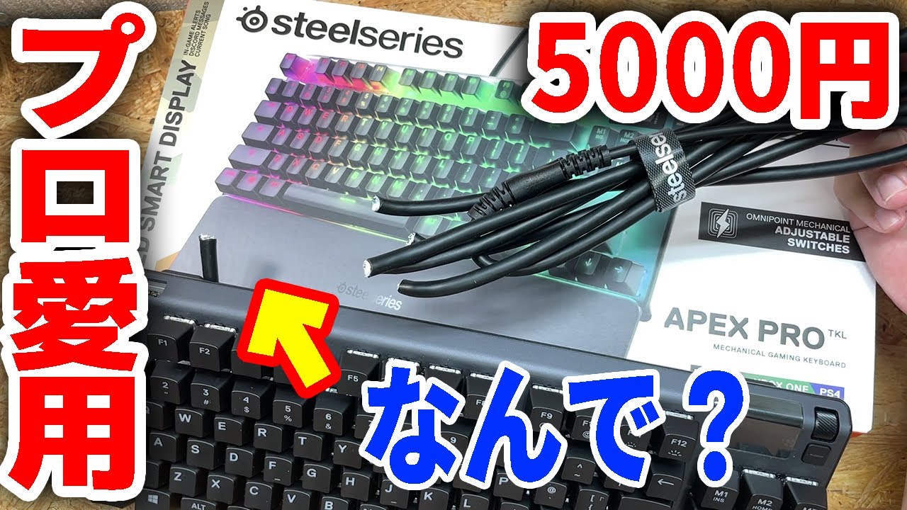 【切断】5000円で最強プロゲーマー御用達のAPEX PROを買った【修理】