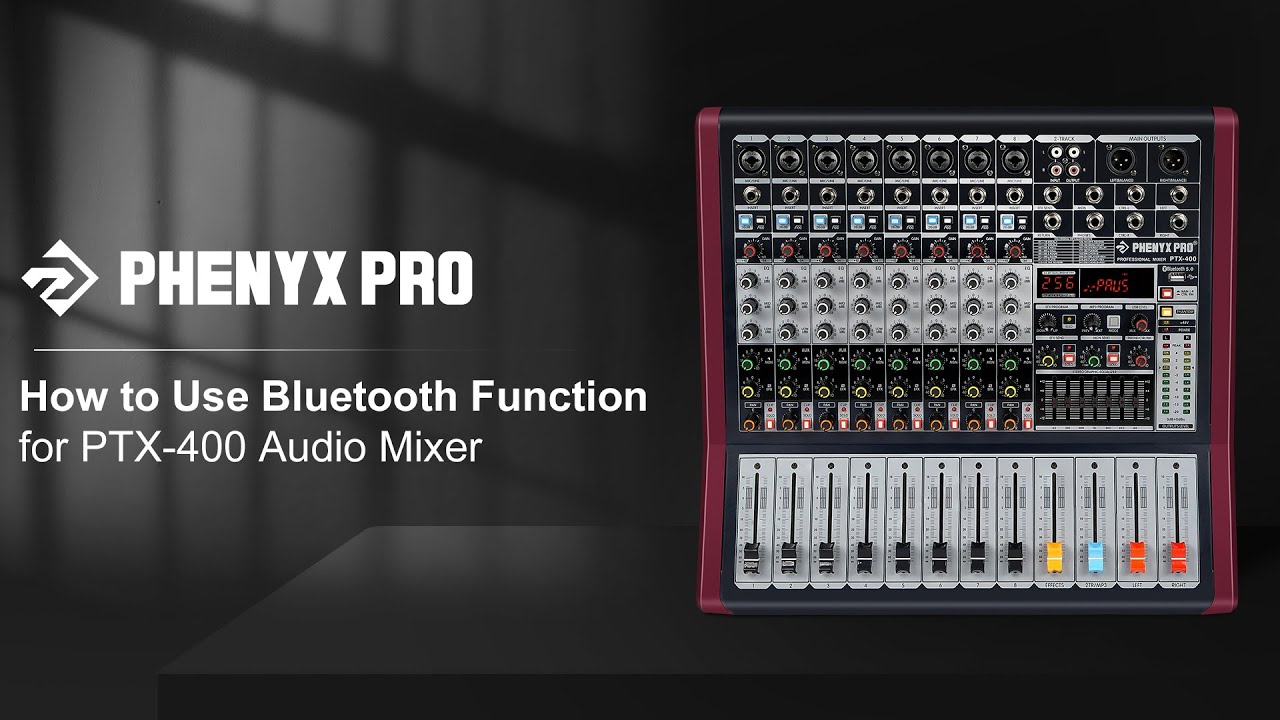 Tutorial--PTX-400 Part I [Bluetooth Function]