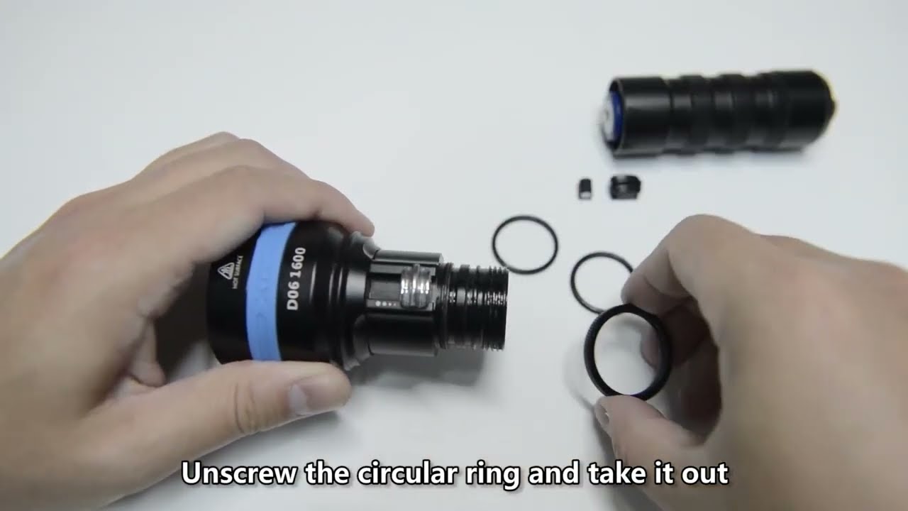 How to replace XTAR D06 1600 spare switch