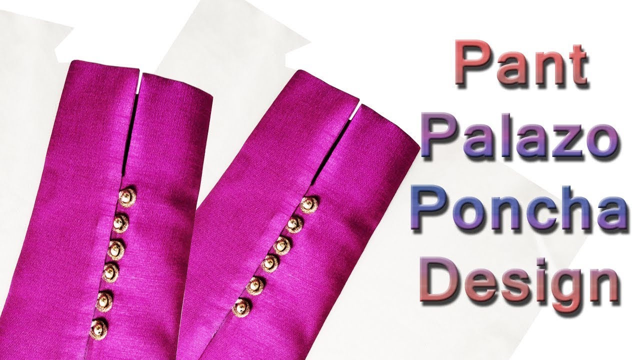 Palazzo me Beautiful Bottom/Mohri Design || Pant Palazzo me Slit/Cut