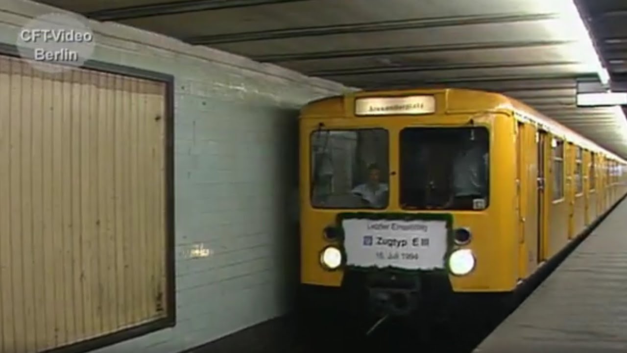 1994: Abschiede vom U-Bahntyp EIII