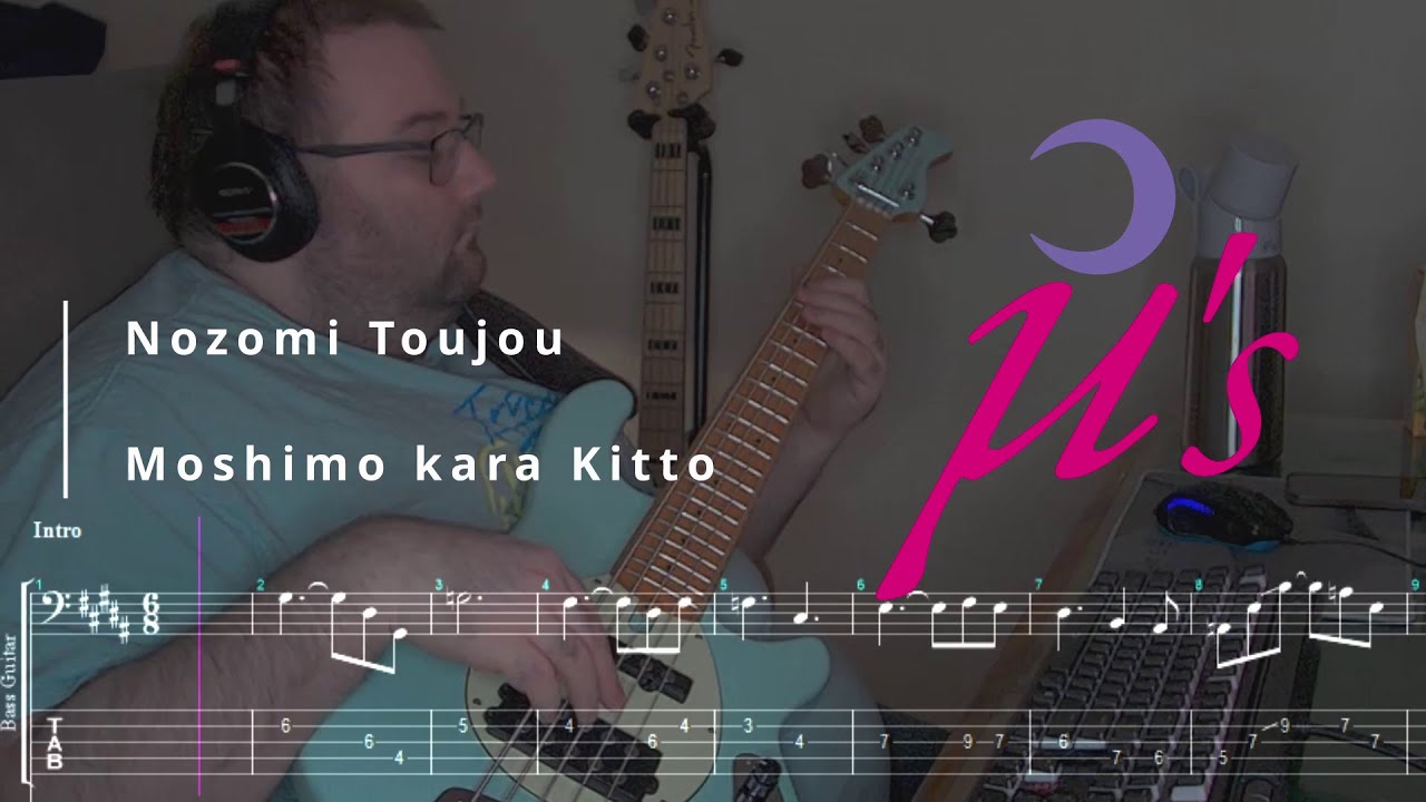Nozomi Toujou - Moshimo kara Kitto | Bass Cover & Play-Along TAB