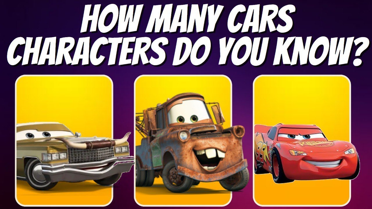 GUESS CARS CHARACTER | Cars quiz