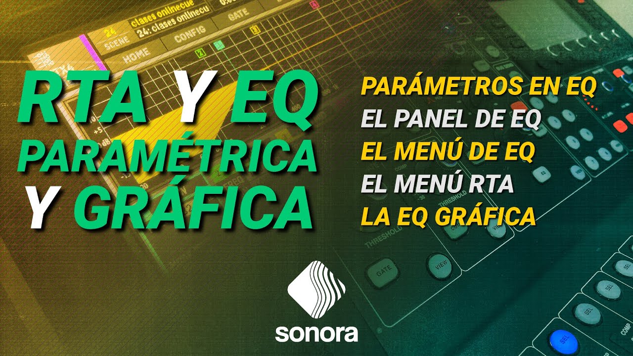 Behringer X32 - Cómo usar el RTA y las ecualizaciones paramétrica y gráfica