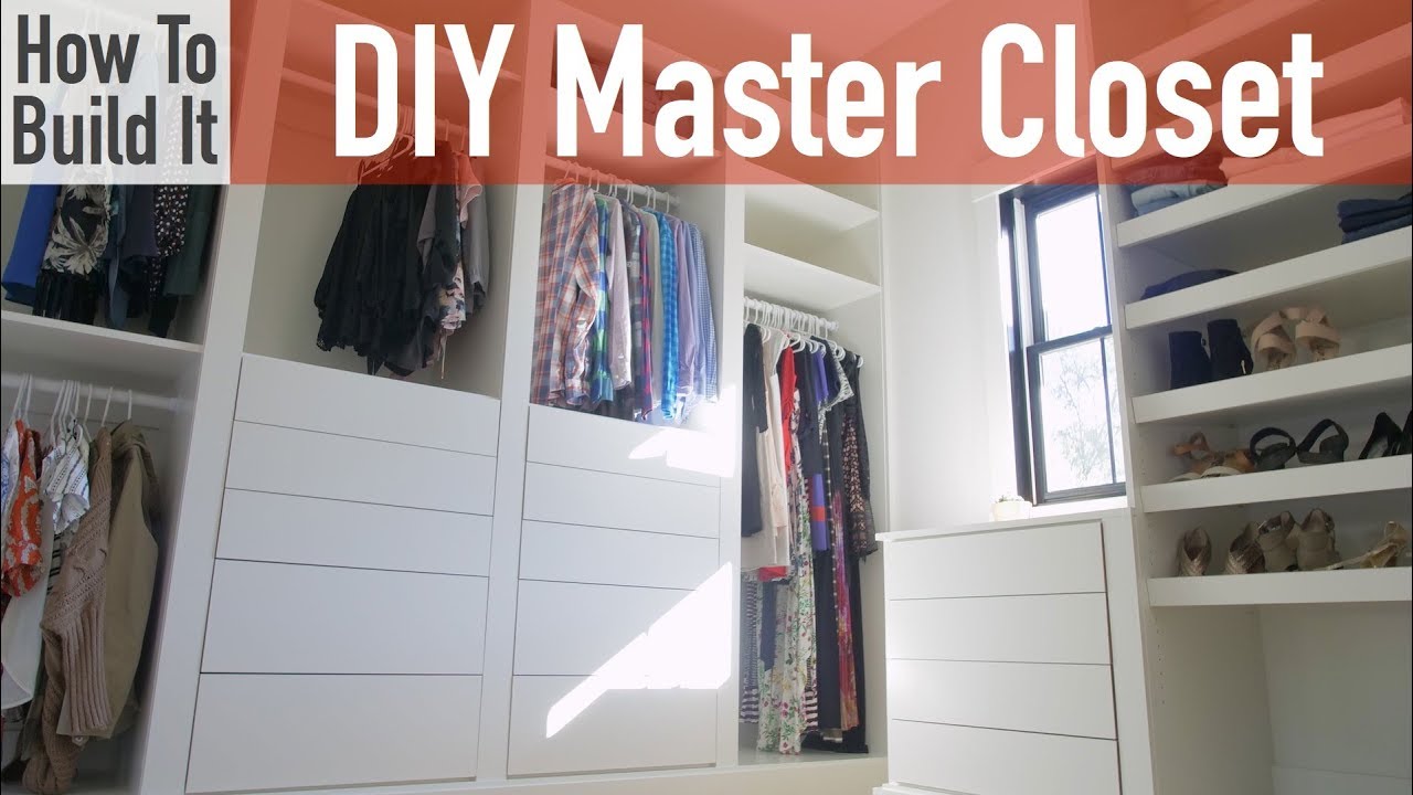 DIY Modular Master Closet