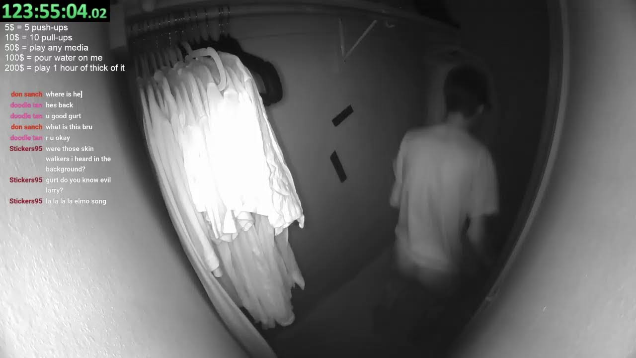 Living in my Closet for 1 Month