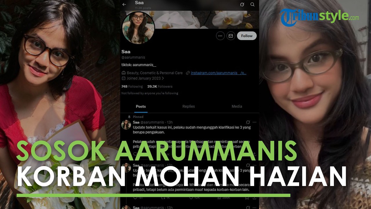 Sosok @aarummanis Jadi Sorotan Publik seusai Ungkap Dugaan Pelecehan oleh Mohan Hazian