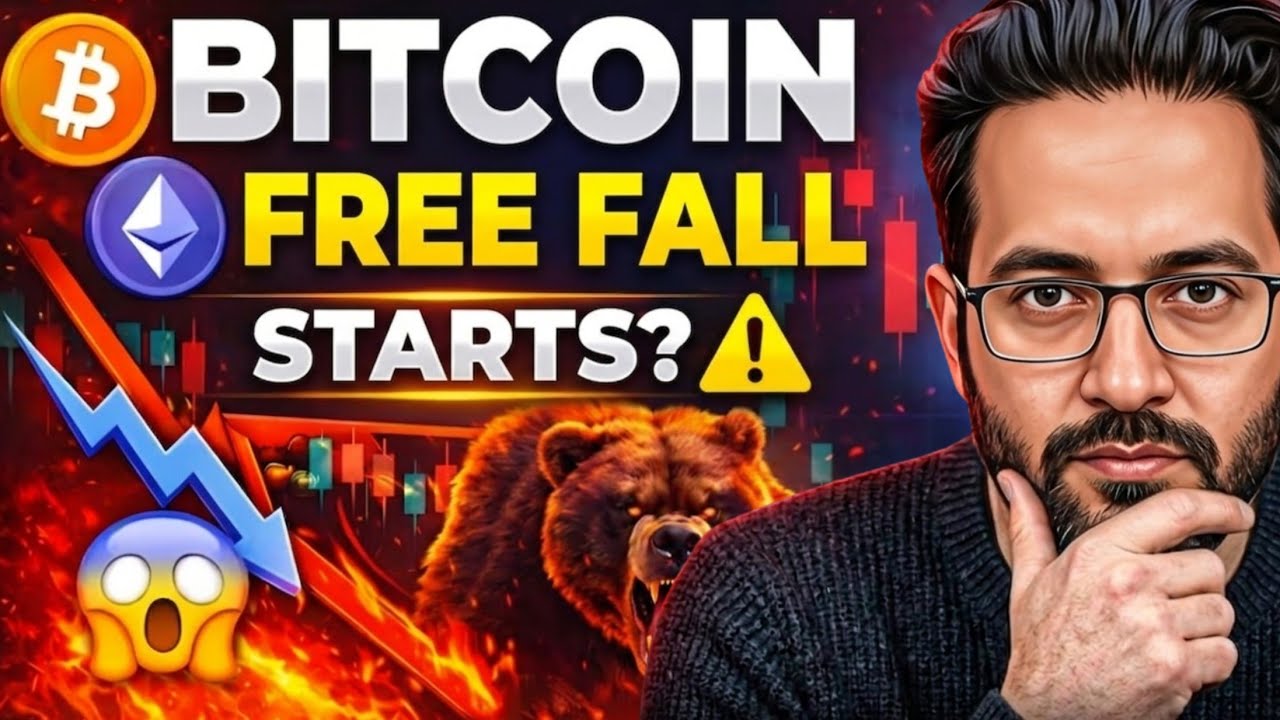🚨 BTC Freefall Starts ⚠️ Latest Crypto Market Analysis & BTC News Updtaes Today