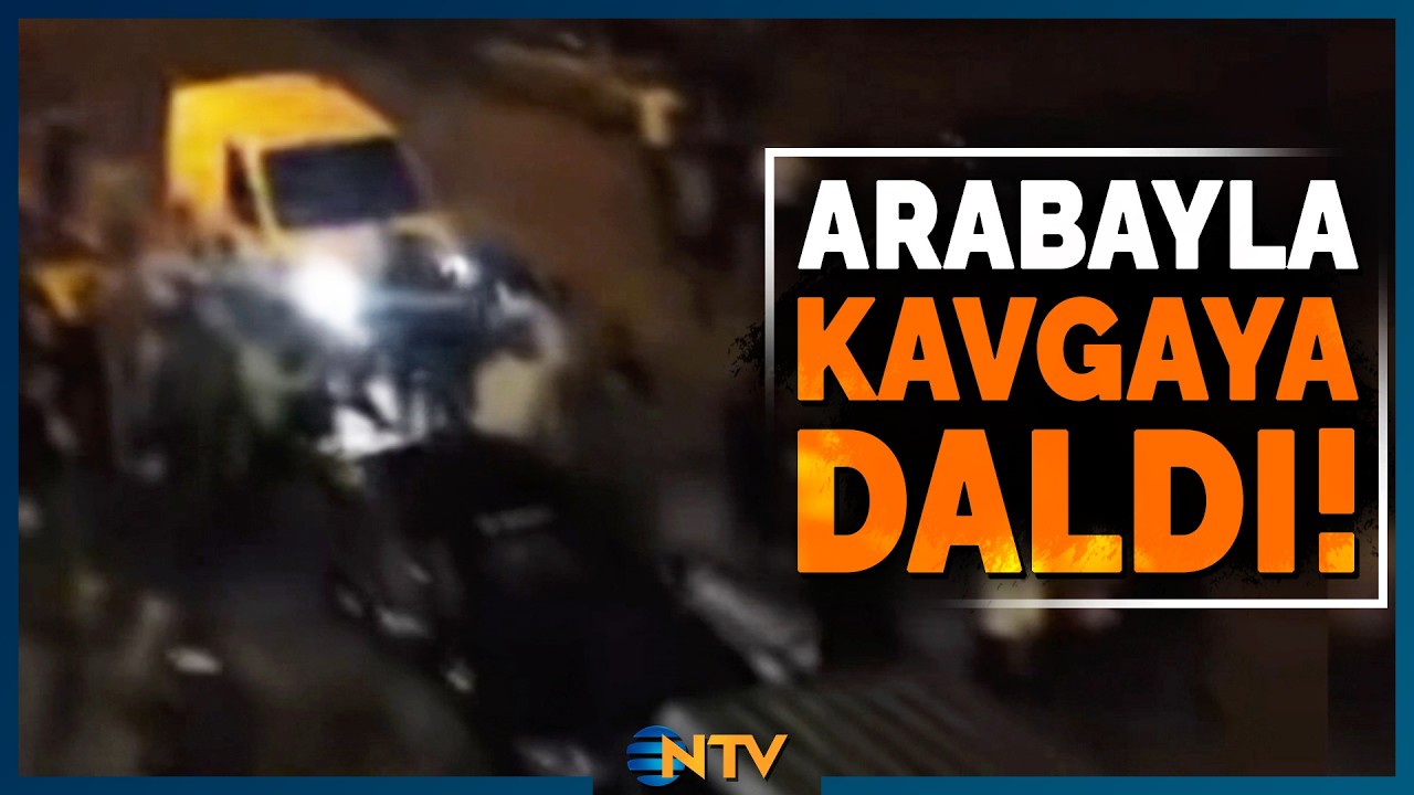 Sokak Ortasında Bıçaklı Sopalı Kavgaya Arabayla Daldı! | NTV