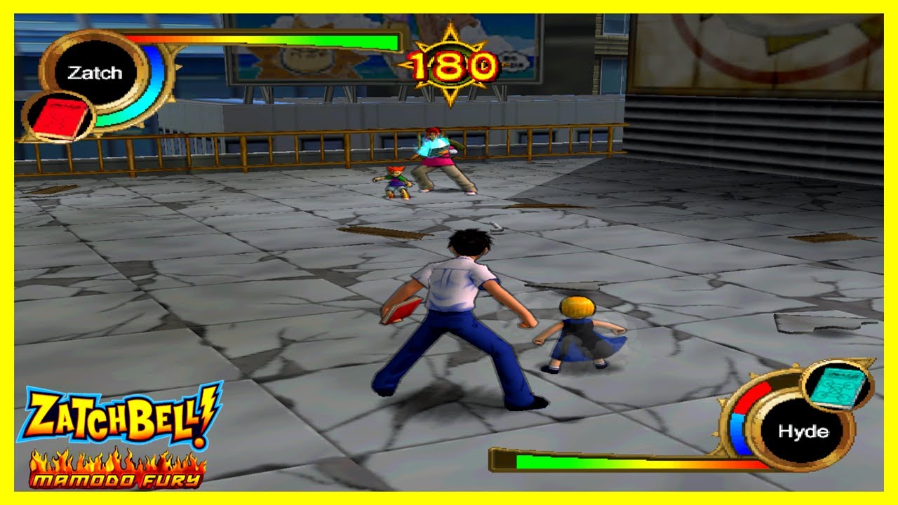 Zatch vs Hyde (Zatch Bell Mamodo fury)
