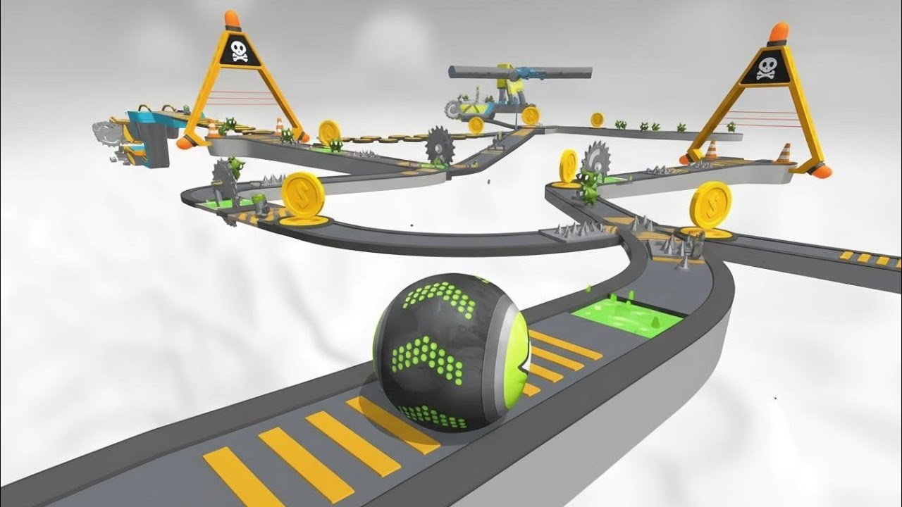 Going Balls, Speed Run, Going Balls Portal Run Gameplay Level