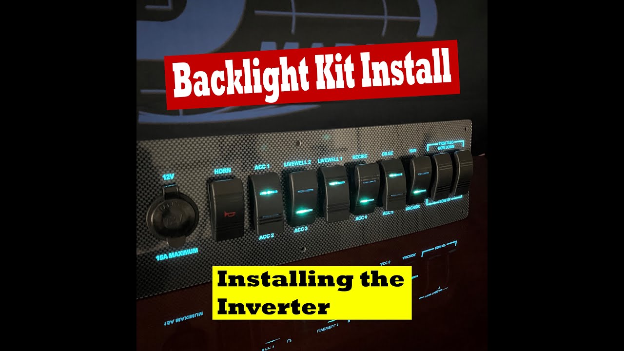 Backlight Kit Installed   Installing the Inverter