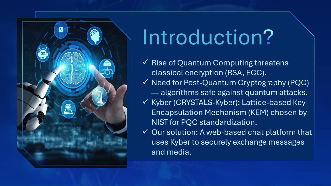 Post Quantum Encryption using Kyber Algorithm