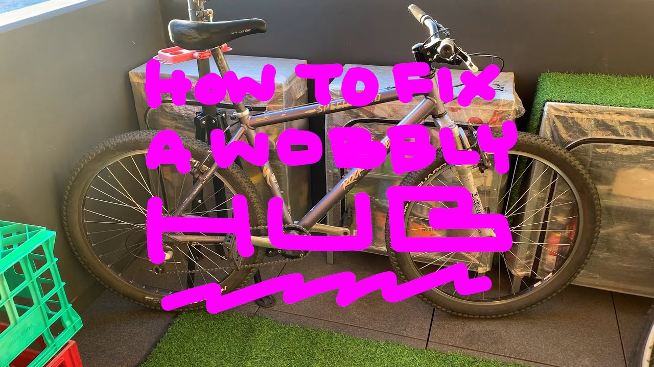 How to fix a wobbly wheel / rear hub service