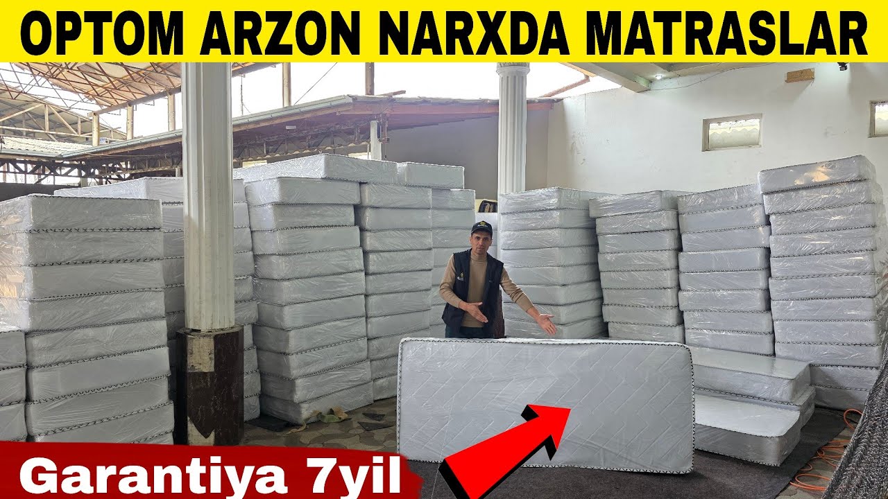 7 Garantiya Bor Matraslar | Matras Narxlari | Оптом Матрас 