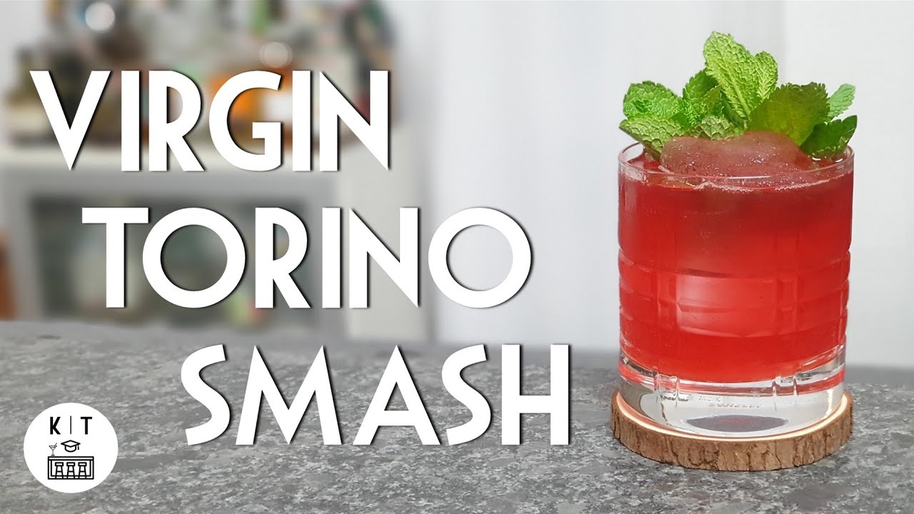 Alkoholfreier Cocktail: Virgin Torino Smash - Mocktail mit Martini Vibrante selbst machen