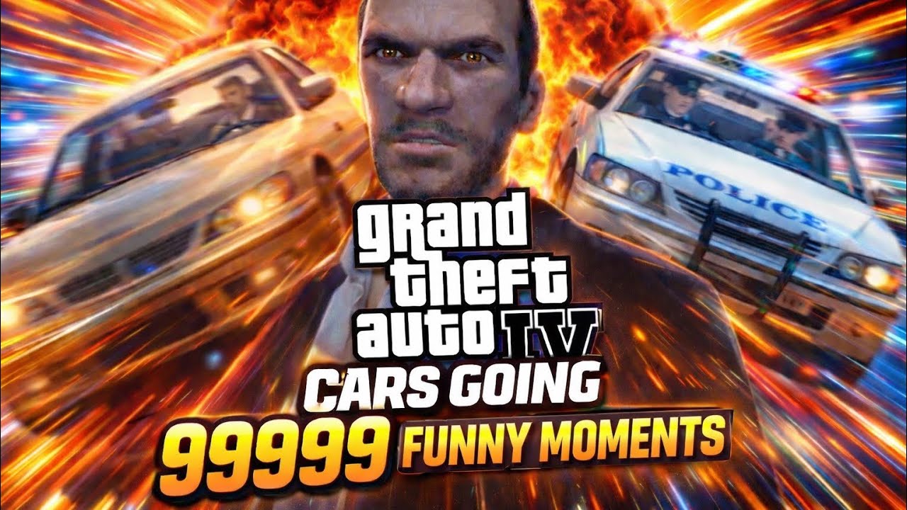GTA IV cars going 999999 speed compilation 