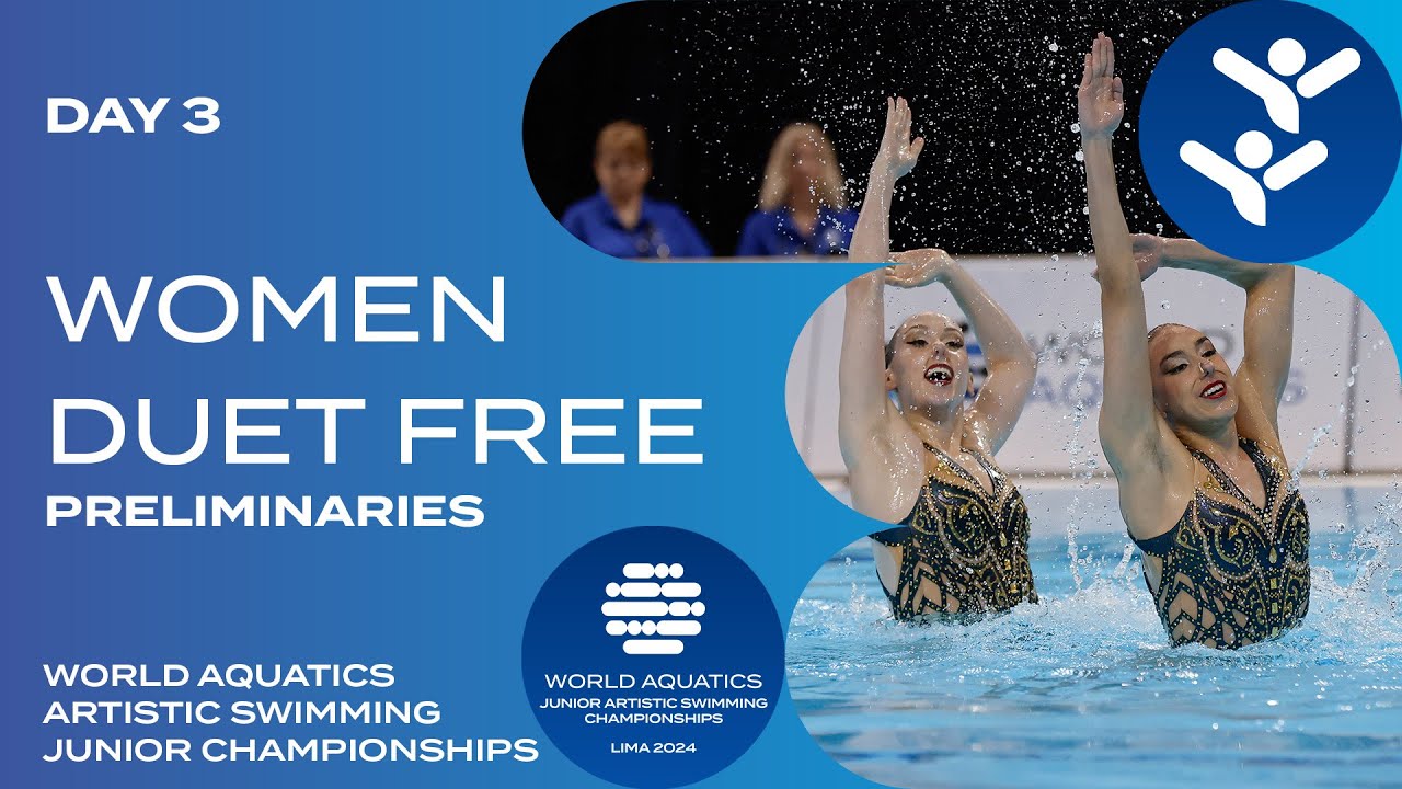 Women Duet Free | Highlights | World Aquatics Artistic Swimming Juniors 2024