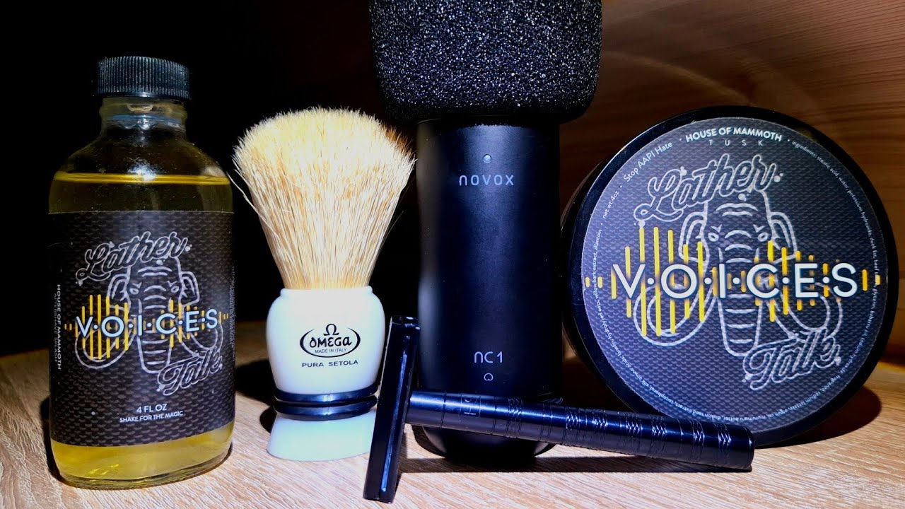 [#28] Podcastowe Golenie 🎵💈🤜🤛💈House of Mammoth - Voices, Henson Shaving 1.0 Jet Black, Omega Brush