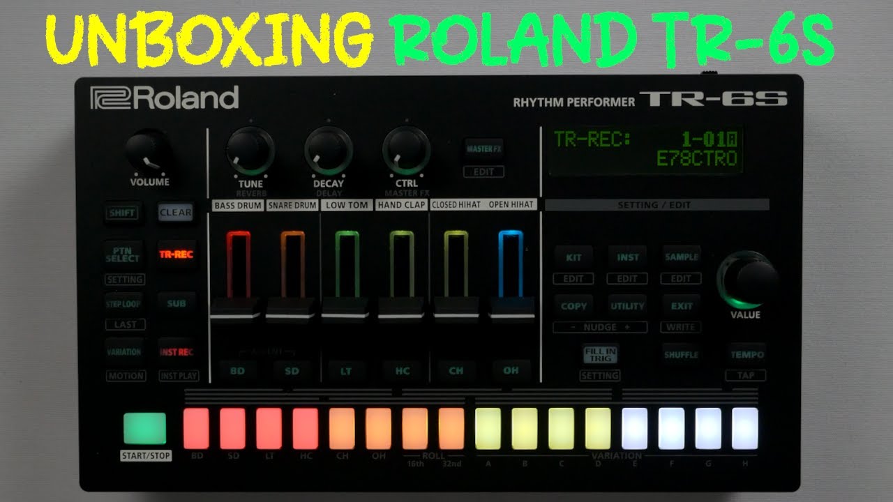 Roland TR-6S Unboxing y Primeras Impresiones | Caja de Ritmos