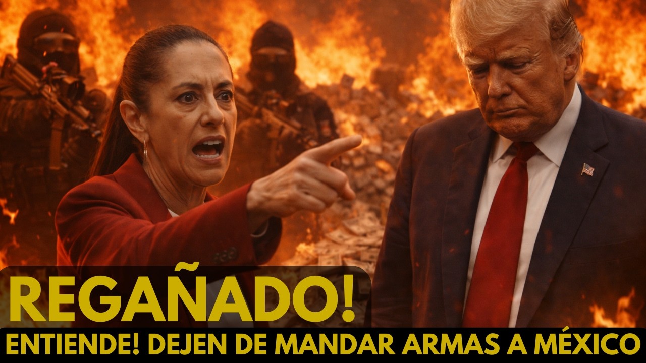 🚨 SHEINBAUM ESTALLA CONTRA TRUMP 🔥 “¡DEJEN DE MANDAR ARMAS A MÉXICO!” — ESCÁNDALO INTERNACIONAL
