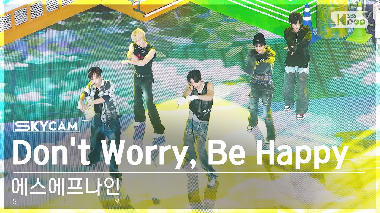 [항공캠4K] 에스에프나인 'Don't Worry, Be Happy' (SF9 Sky Cam)│@SBS Inkigayo 240825