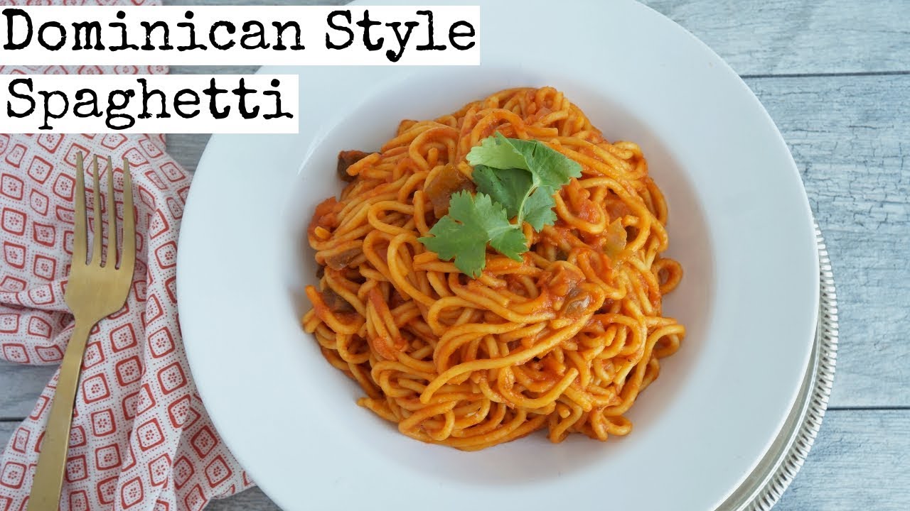Dominican Style Spaghetti | Vegan