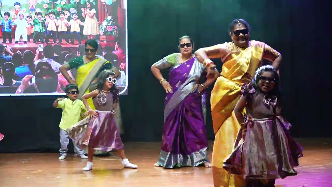 Grand mother's dance performance 