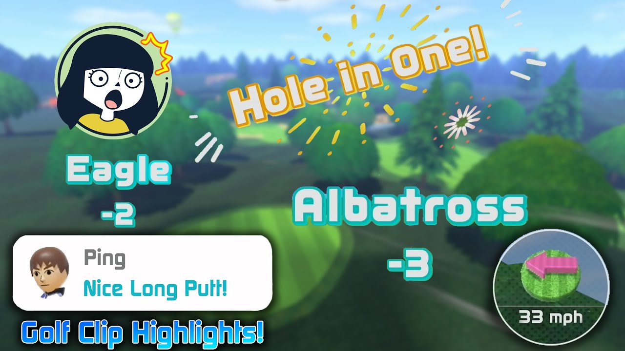 My Best NSS Golf Clips #3 | Nintendo Switch Sports Golf Highlights (100 Days in S-Rank)