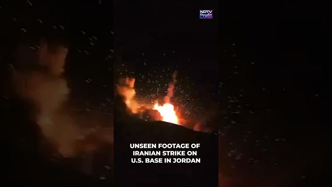 Unseen Footage Of Iranian Strike On U.S. Military Base In Jordan Goes Viral