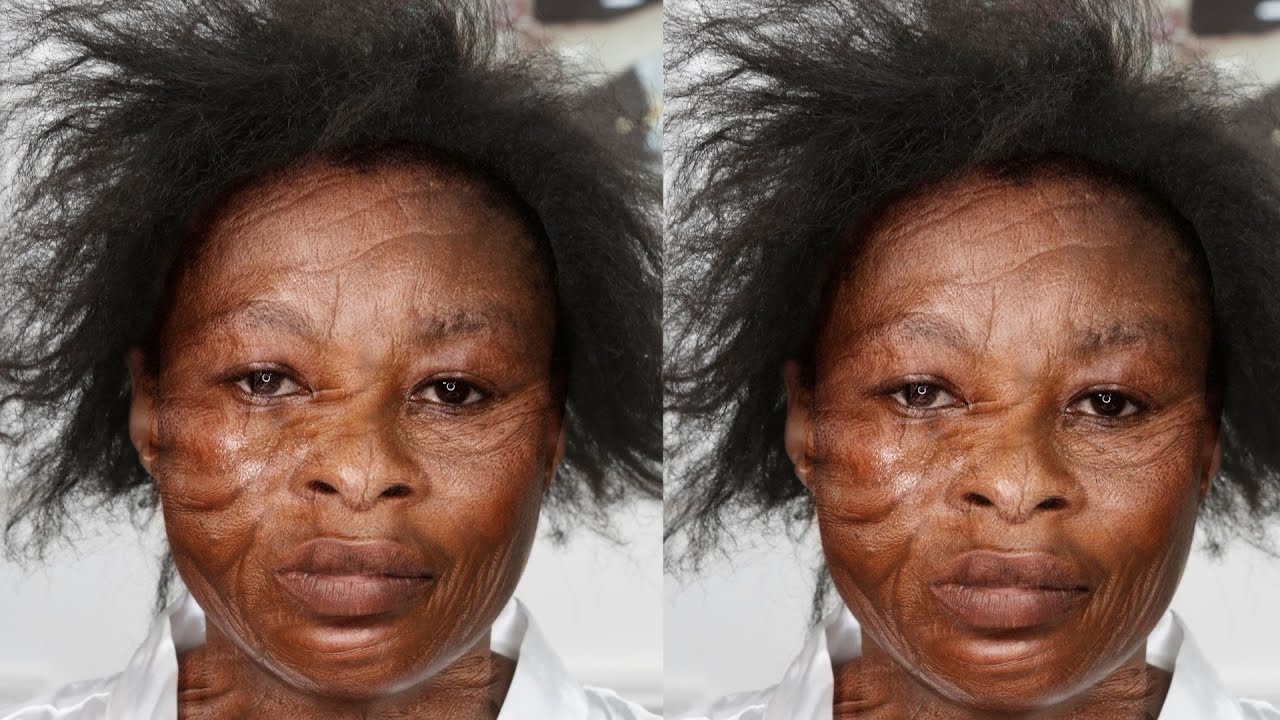100M VIEWS ⬆️ BRIDE👆VIRAL 💣BOMB🔥😱MUST WATCH 😳 MAKEUP AND HAIR TRANSFORMATION ❤️MELANIN | BRIDAL HAIR