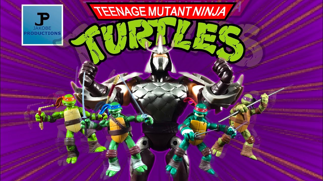 TMNT vs Shredder [TMNT Part 1] (Stop Motion)