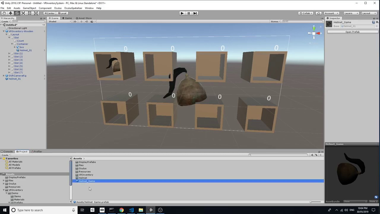 VR Inventory Tutorial