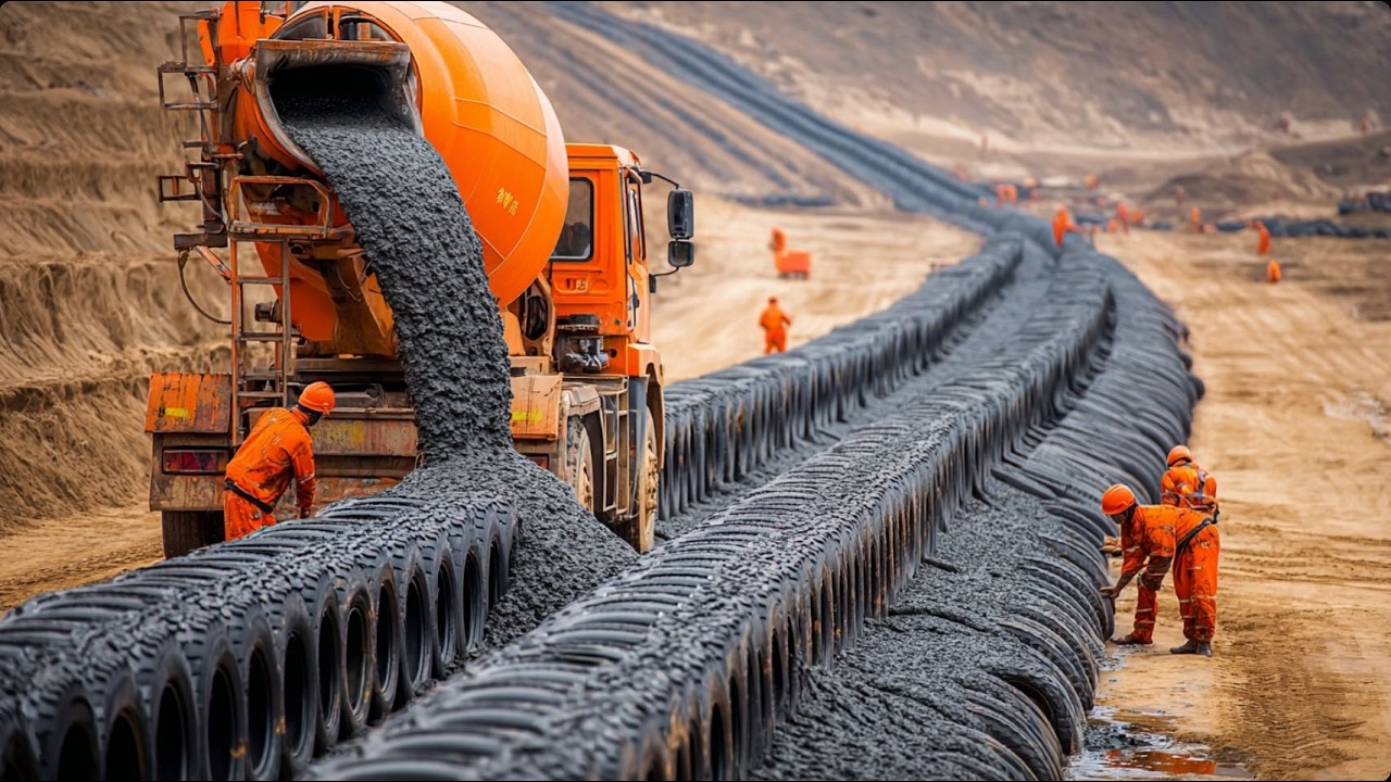 Smart Infrastructure and Highway Safety Systems for Roads and Bridges. Mega Construction Documentary