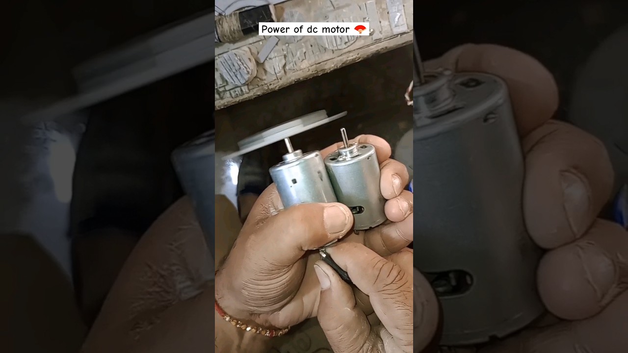 The power of the double DC motor is an amazing vibrator project #amazing #gadgets #brain #power