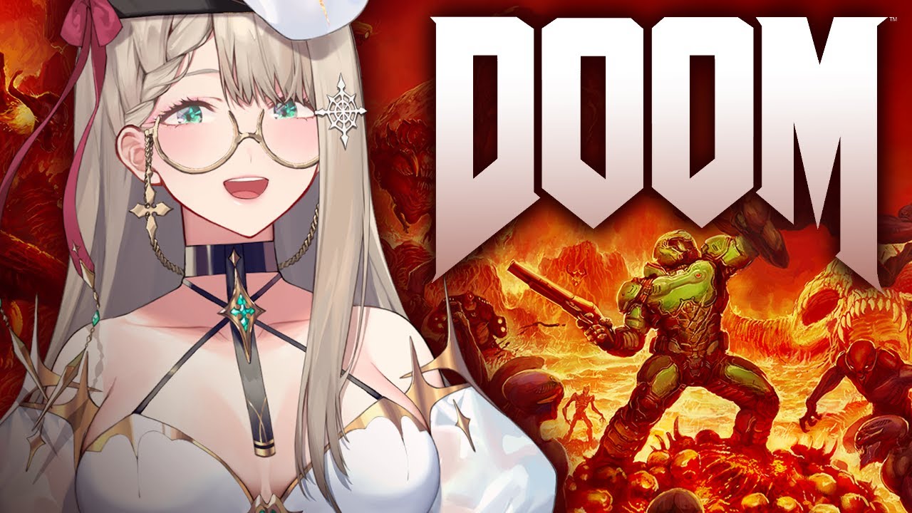【DOOM 2016】 FIRST TIME PLAYING! BACK TO HECK, DEMONS! 🔥 【NIJISANJI EN | Aia Amare 】