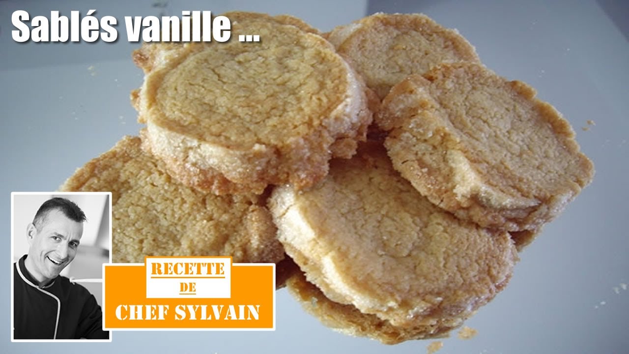 Sablés à la vanille - Recette facile par Chef Sylvain
