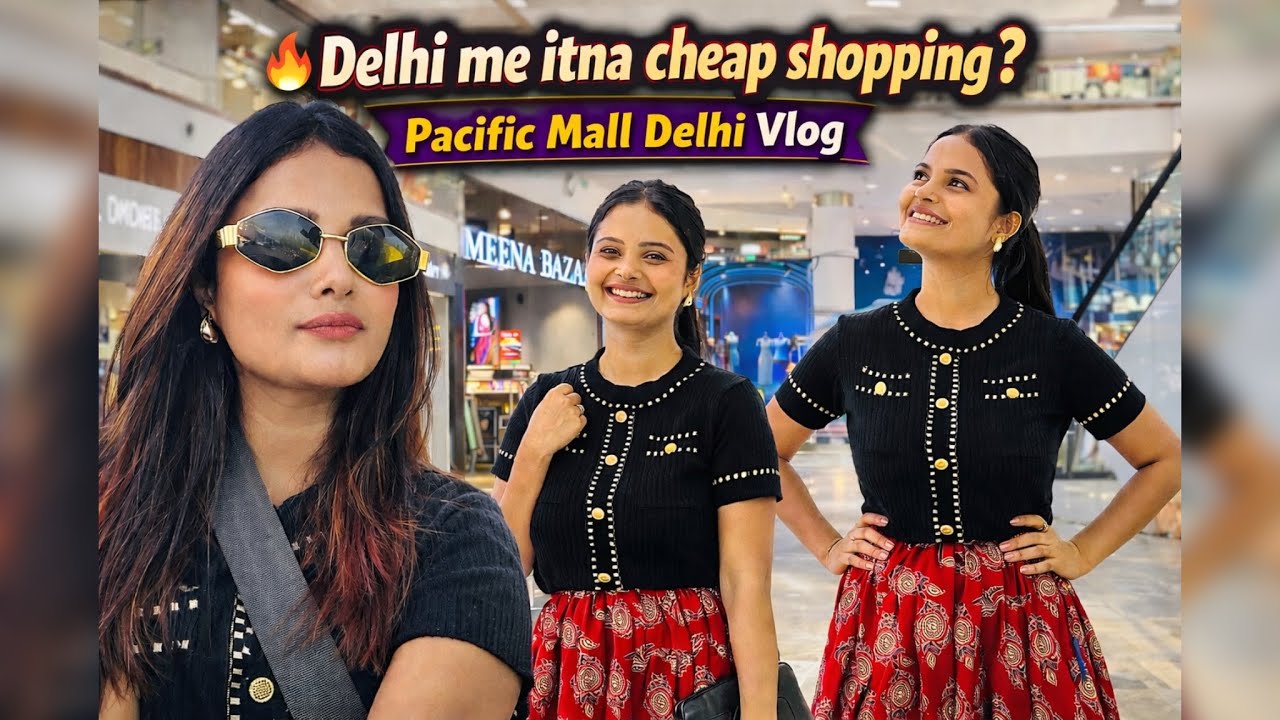 Delhi ke is mall me hai gajab ki sale! #delhivlog #delhimall #shoppinghaul #shoppingvlog #dailyvlog 