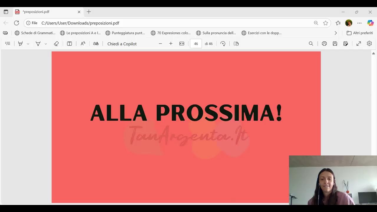 LE PREPOSIZIONI - Clase abierta de italiano