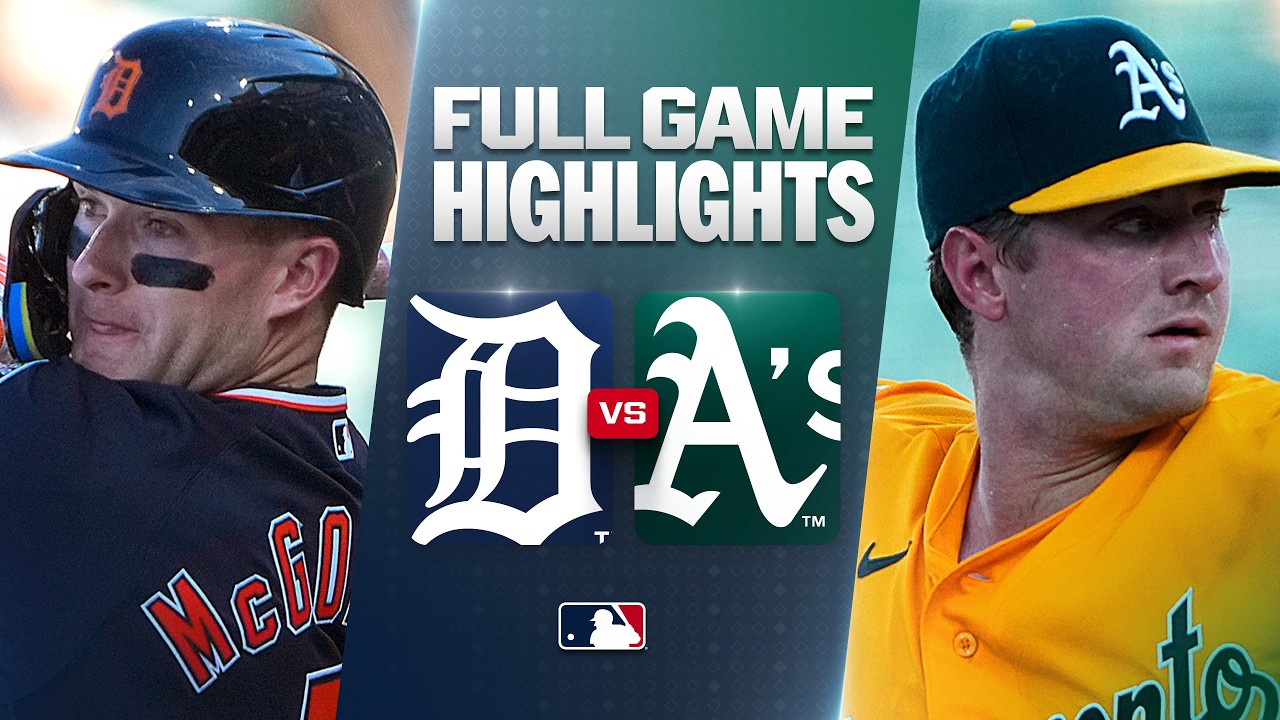 TIGERS vs. ATHLETICS: Official Full Game Highlights (August 1) | 2026 MLB Season