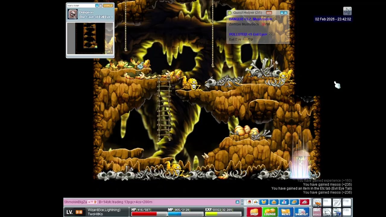 Maplestory Ant Tunnel I/L Mage
