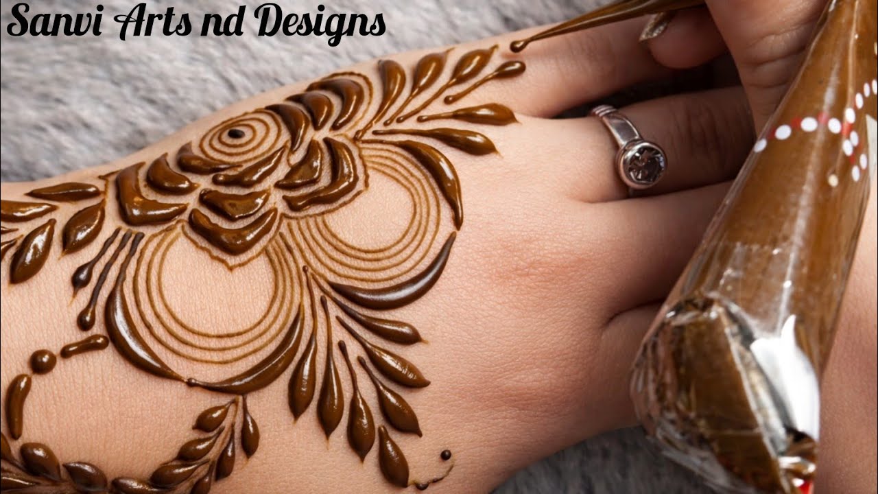 ✨Eid Special Mehndi Design 2026 Step by Step | Trending Bold Dubai Leaf 🌿 Mehndi design | Heena