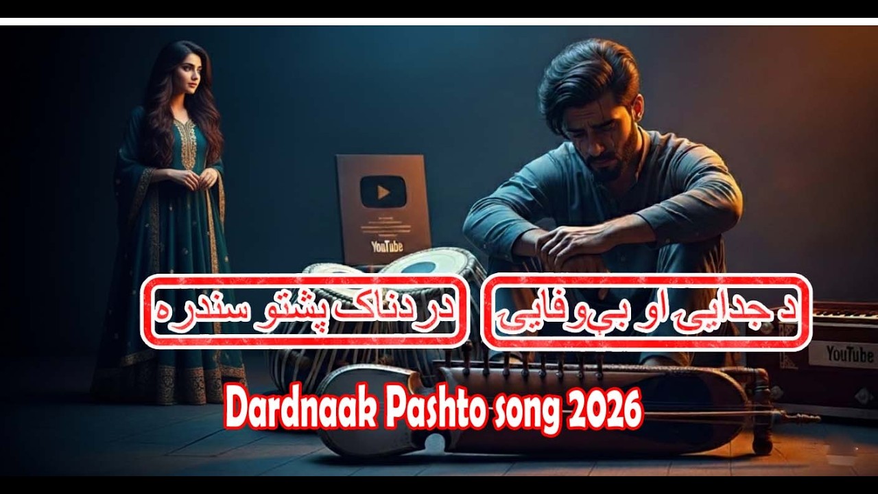 د جدایۍ او بې‌وفایۍ دردناک پشتو سندره | 2026 Pashto Sad Song | AI Singer TV