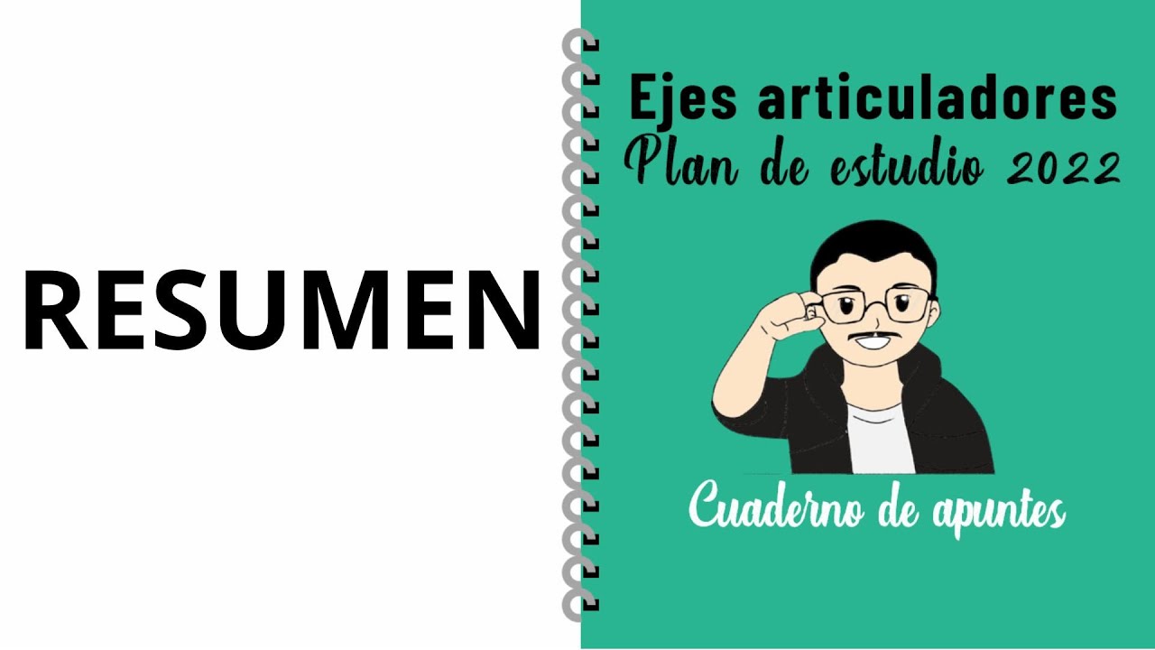 Resumen de los EJES ARTICULADORES del Plan de estudio 2022