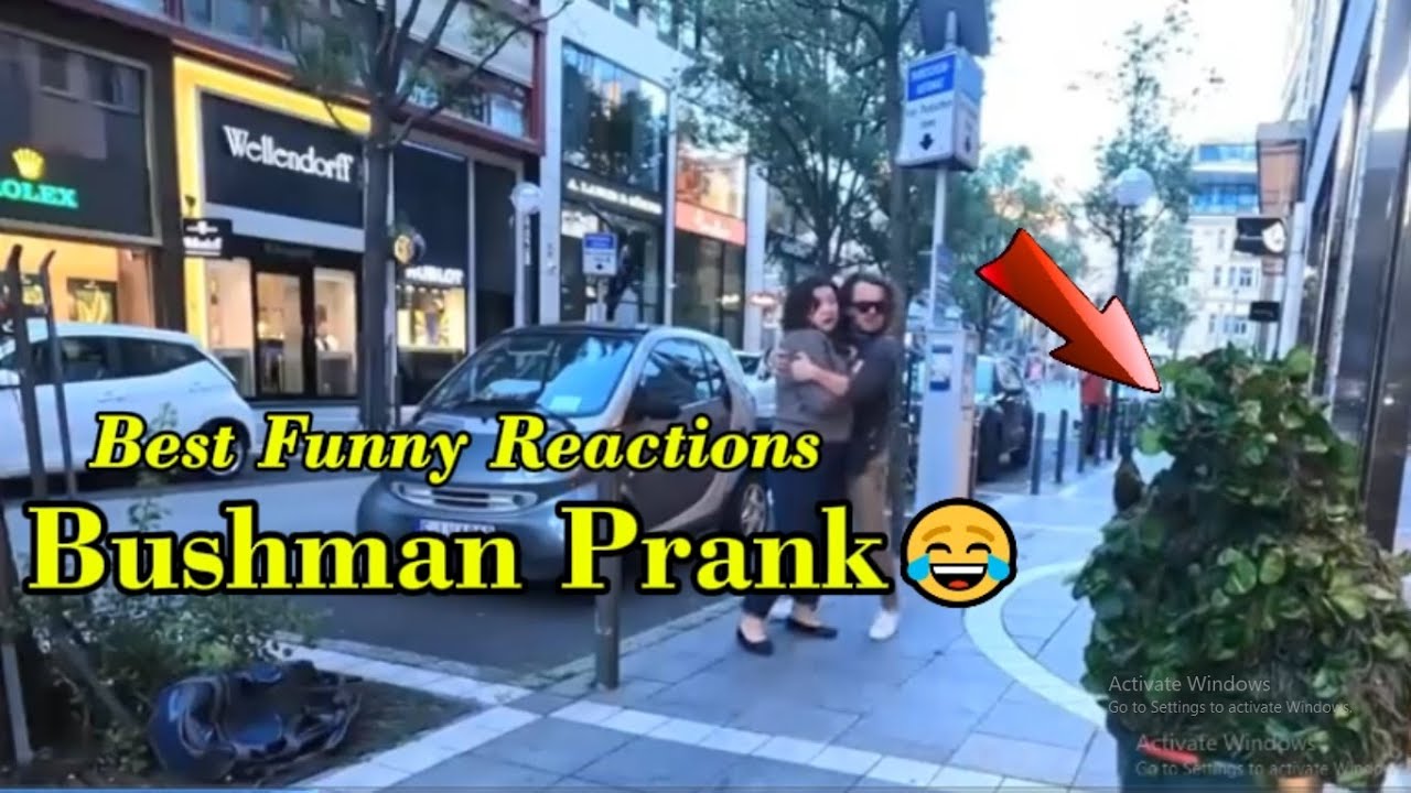 Best Funny Reaction Of Bushman Prank | Semua Orang Terkejut