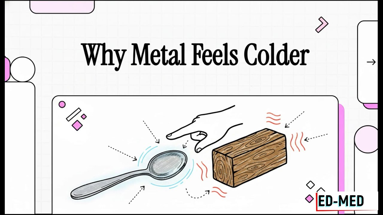 Why Does Metal Feel Colder Than Wood Heat Conduction Explained