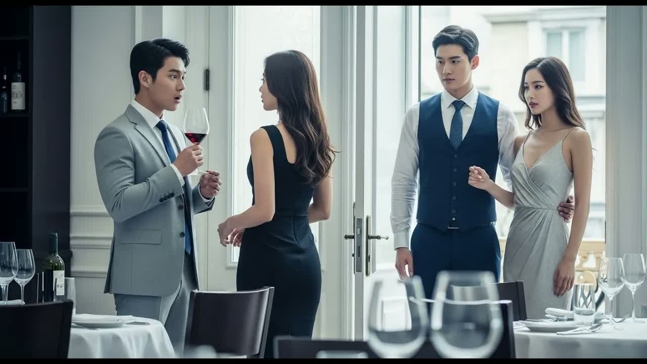 Tiểu tam bị phát hiện giữa nhà hàng, chồng đứng hình khi xuất hiện một soái ca bí ẩn khiến mọi ngư